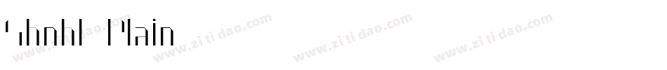 Shohl Plain字体转换